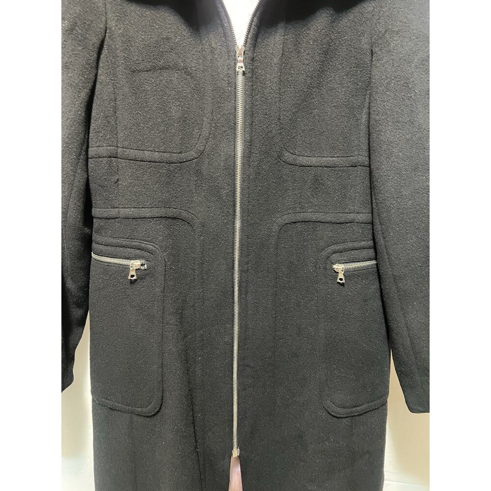 Andrew Marc New York Women’s Zip Up Wool/cashmere Blend Coat 12 Pockets Lined - Picture 4 of 12